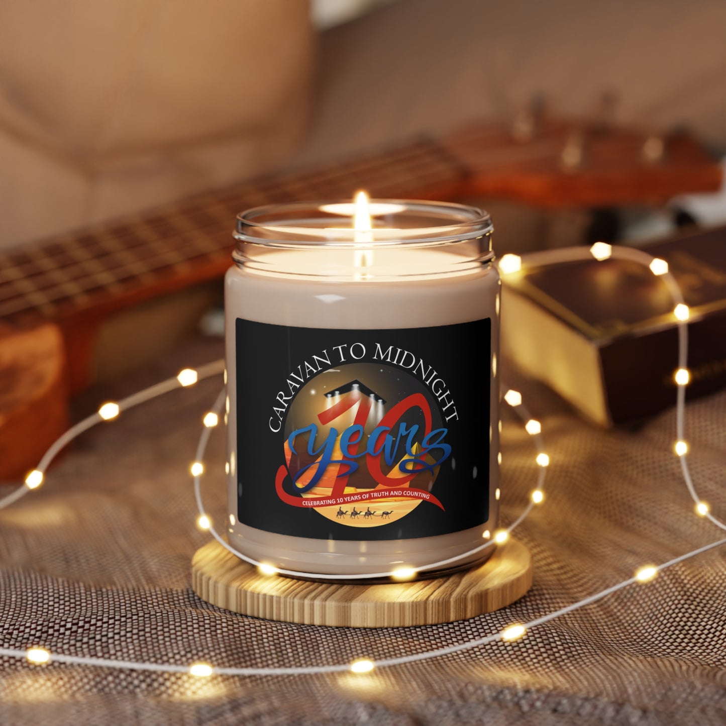 Scented Caravan to Midnight 10 Year Anniversary Candle, 9oz