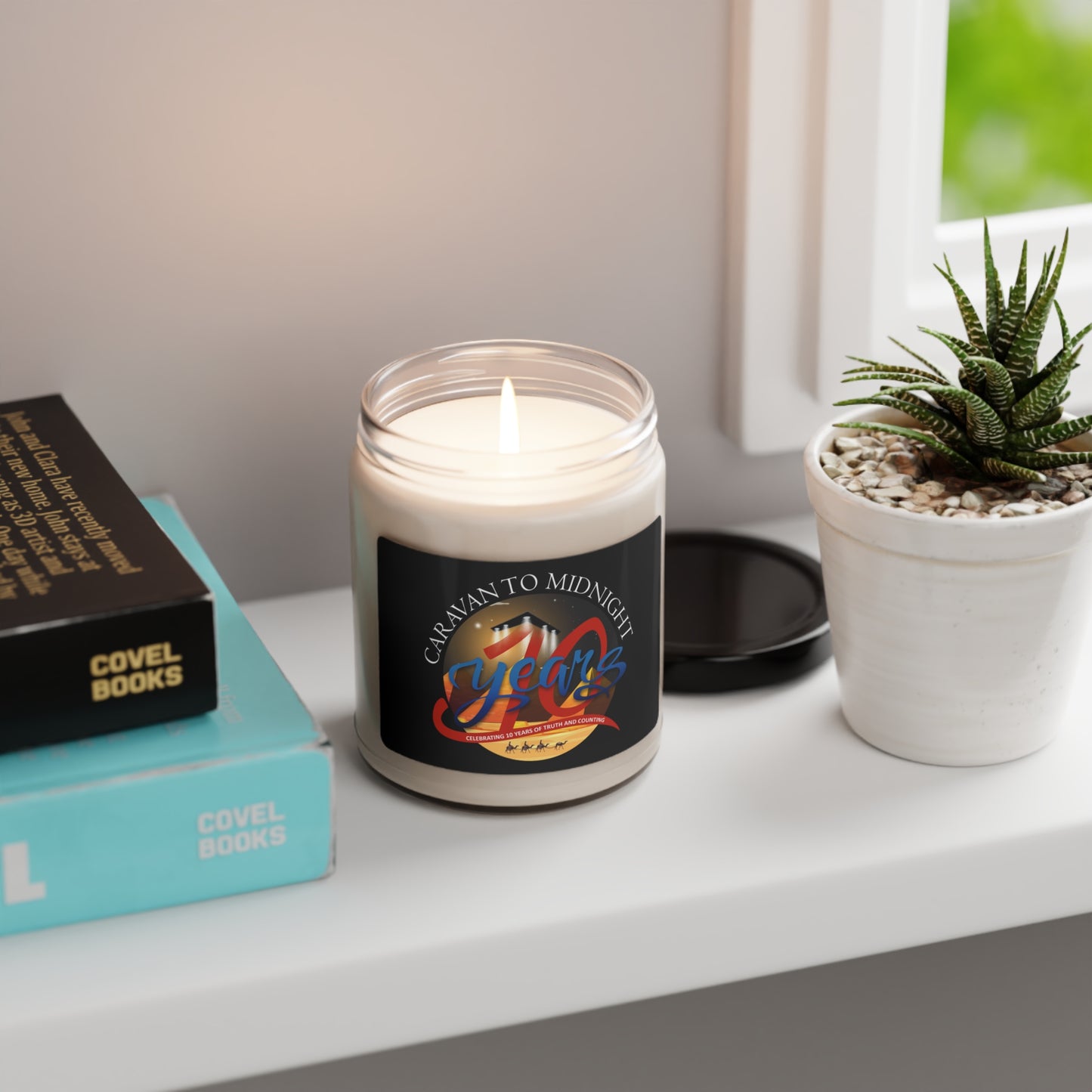 Scented Caravan to Midnight 10 Year Anniversary Candle, 9oz