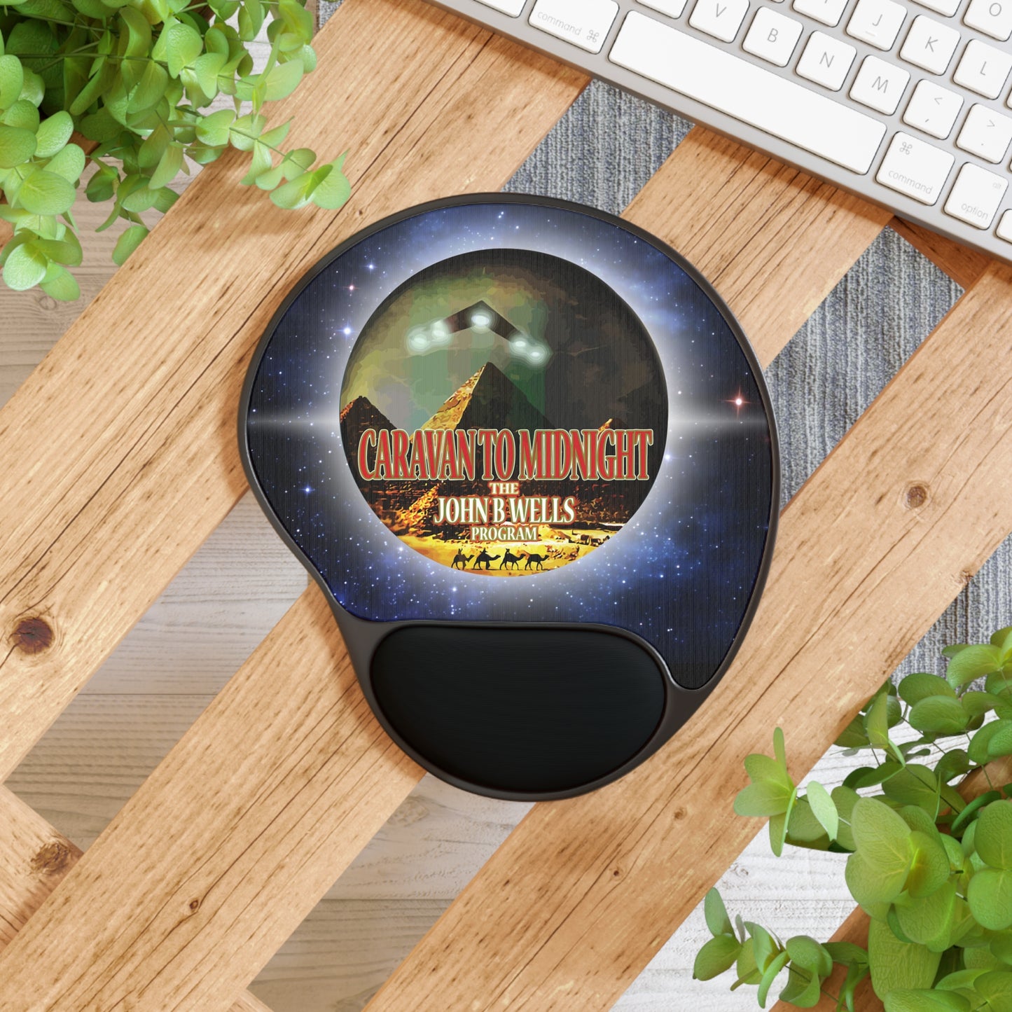 Vintage CTM Mouse Pad With Wrist Rest