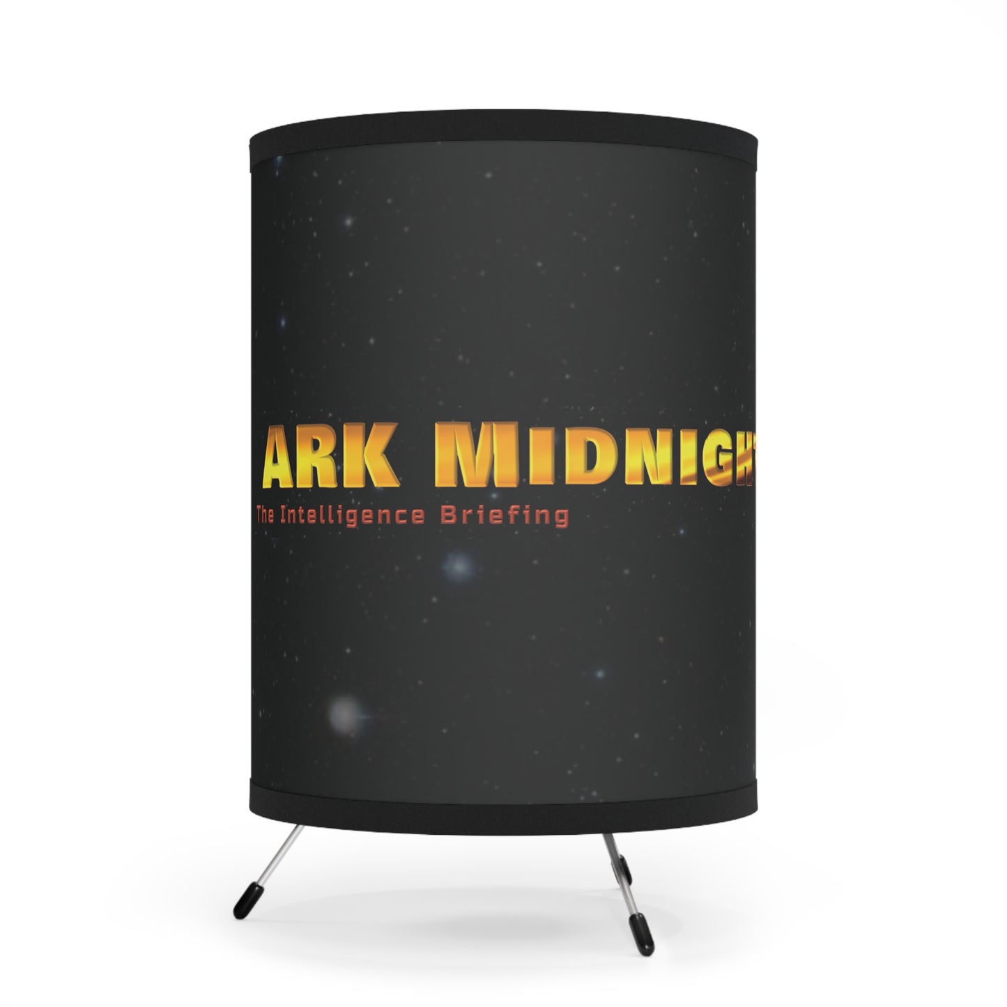 Ark Midnight Live Tripod Lamp - Unique High-Res Printed Shade for Show-Time
