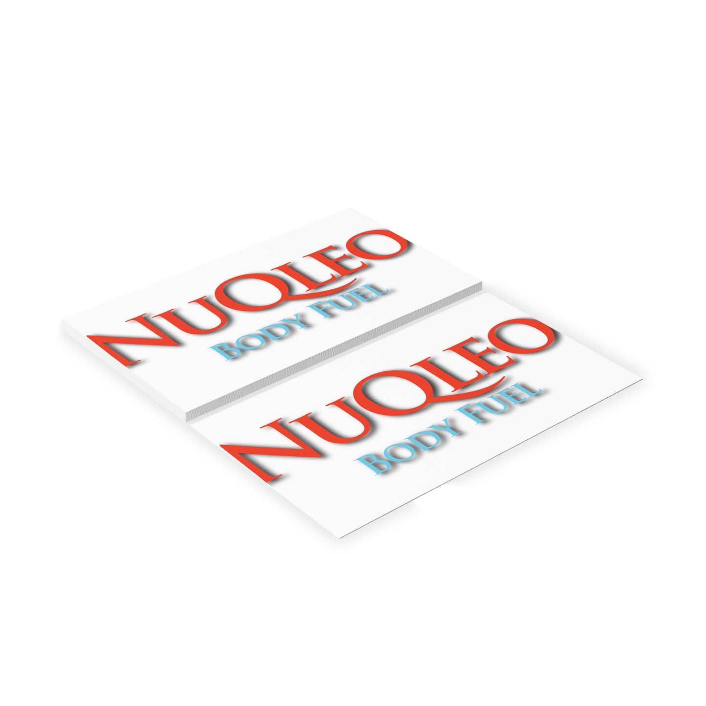 Business Cards - NuQleo Body Fuel, Custom Print, Networking Cards, Professional Branding, Marketing Material, Entrepreneur Essentials