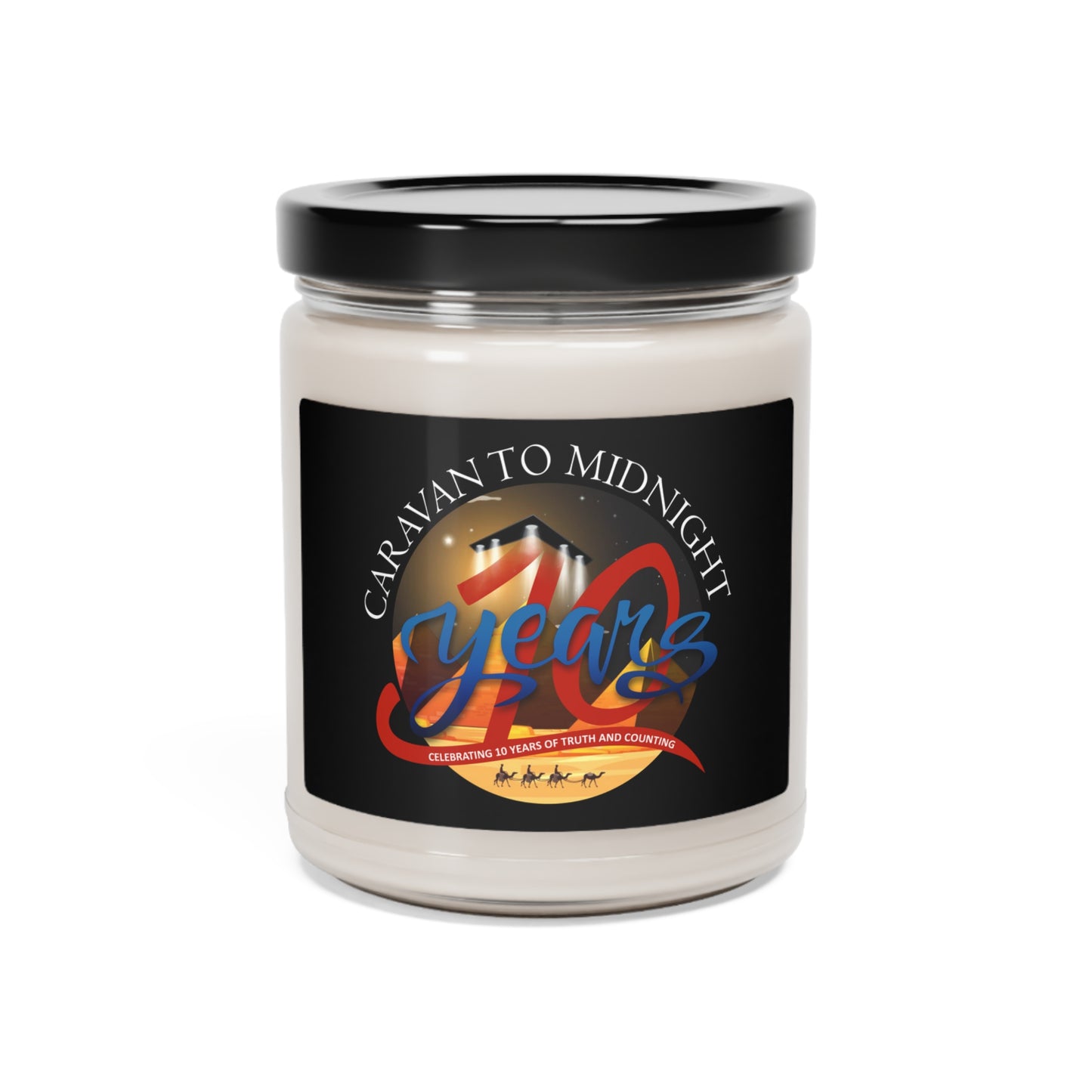 Scented Caravan to Midnight 10 Year Anniversary Candle, 9oz