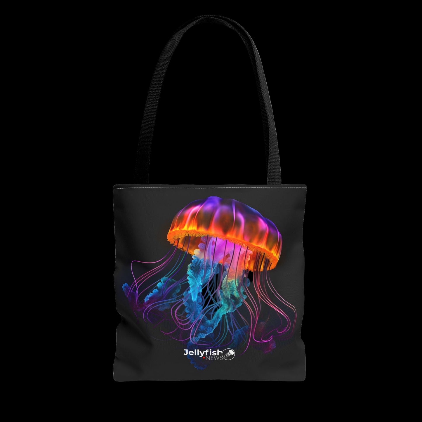 Vibrant Jellyfish Tote Bag, Eco-Friendly Shopping Bag, Beach Tote, Nautical Gift, Unique Art Accessory