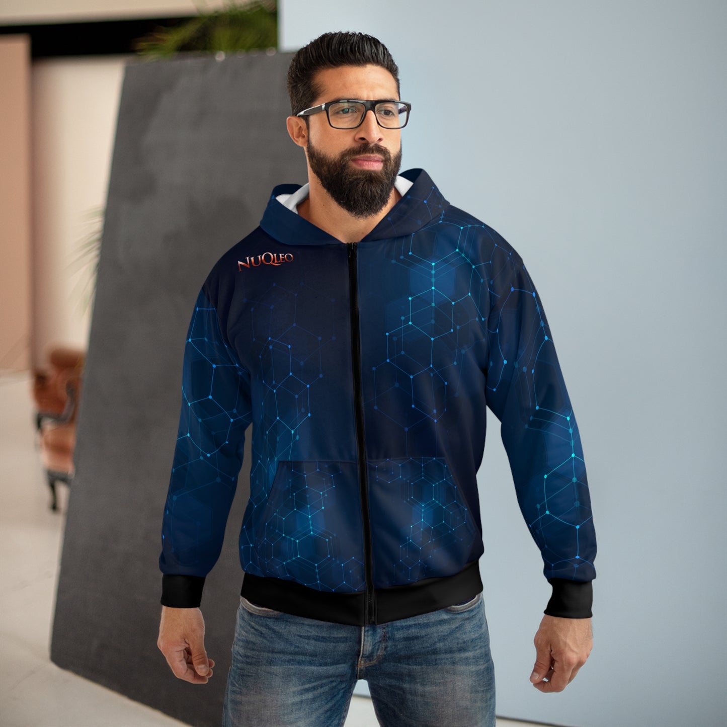 NuQleo Unisex Zip Hoodie