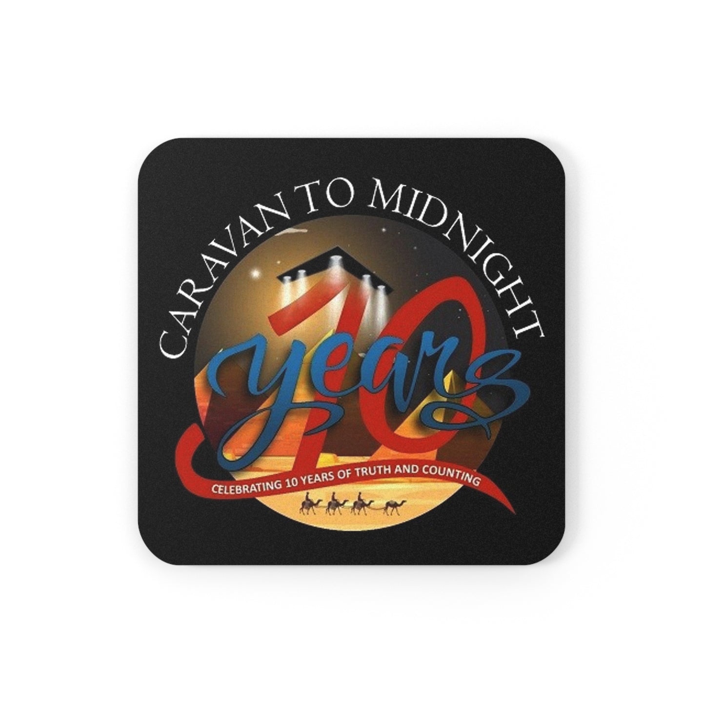 CTM 10th Anniversary Cork Back Coaster