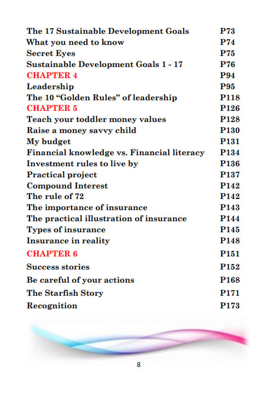 Raising a Child: A guide for parents to teach and apply Financial Independence and Self-Sustainability - Workbook