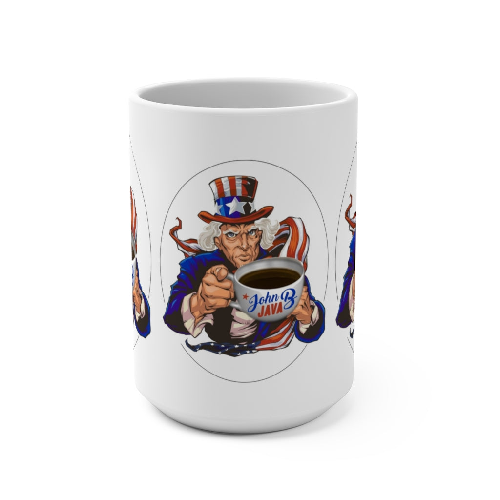John B Java Coffee Mug 15oz