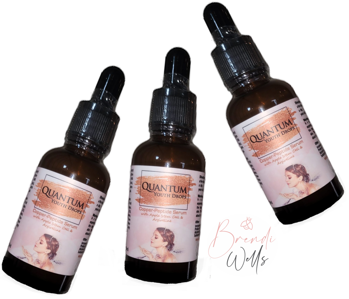 Copper Peptide Serum - Quantum Youth Drops - with love, by Brendi Wells