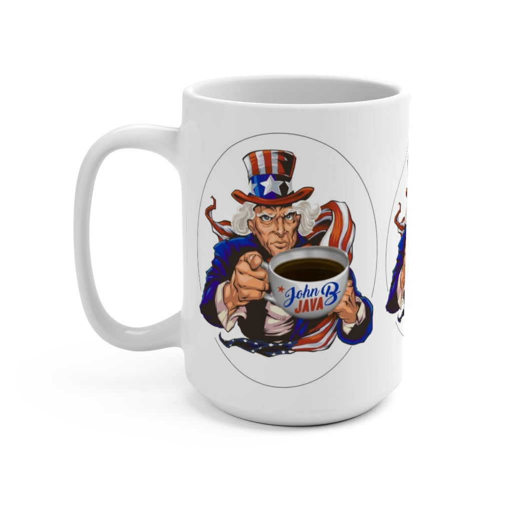John B Java Coffee Mug 15oz