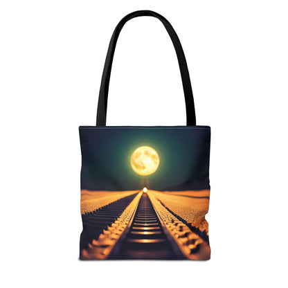 Cosmic Tote Bag - Ark Midnight Lunar Track
