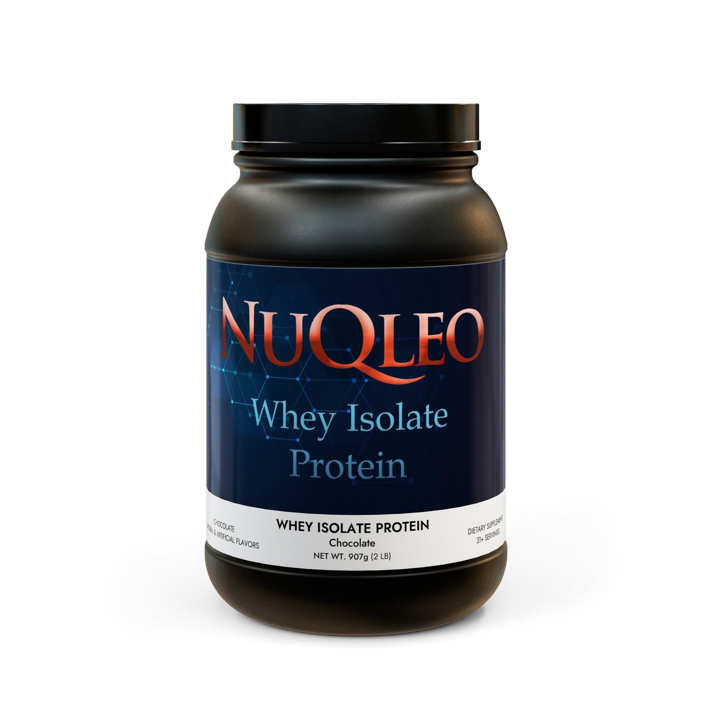 NuQleo Whey Isolate Protein Supplement (907g, 2lb)