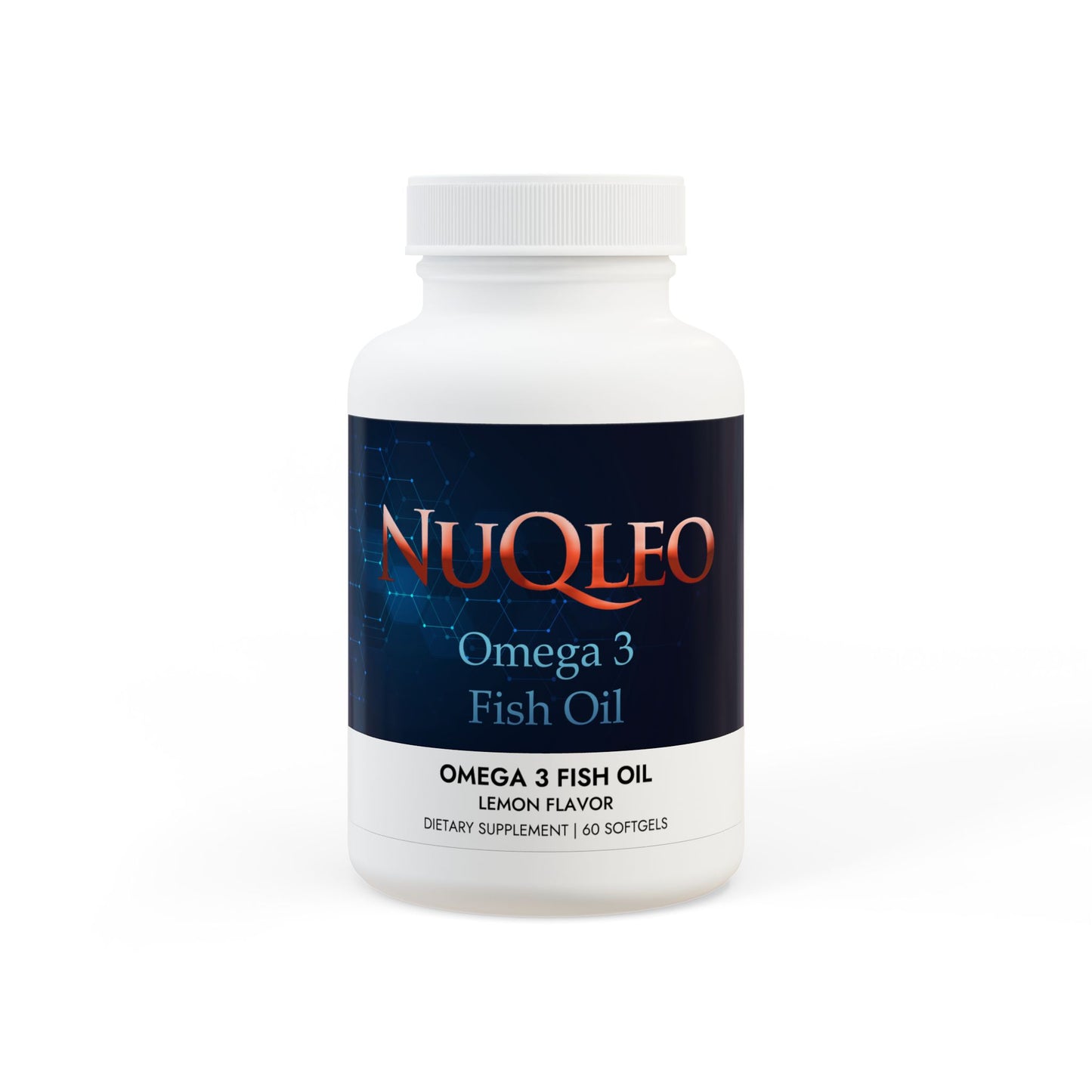 NuQleo Omega 3 Fish Oil Supplement (60 Softgels)