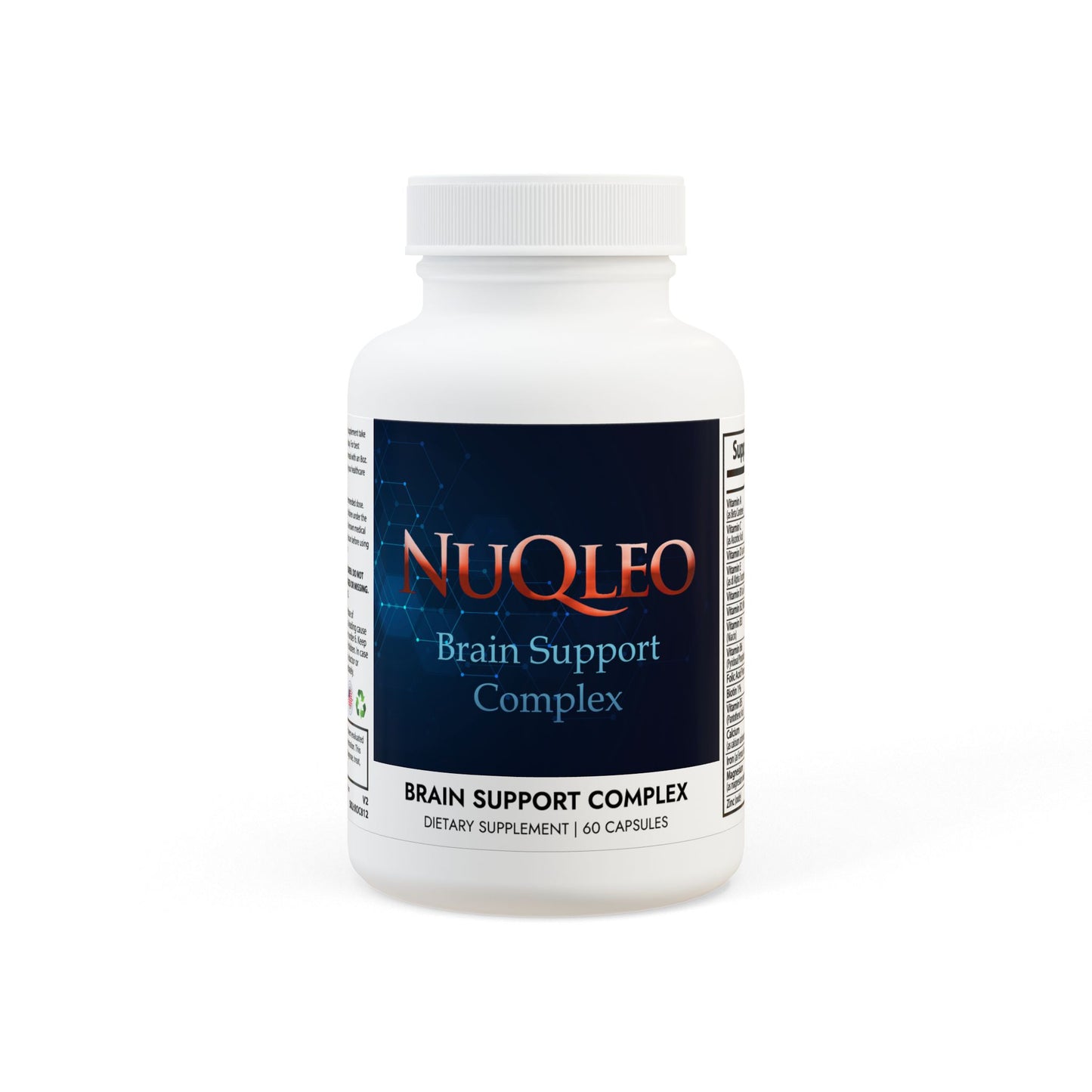 NuQleo Brain Support Complex Supplement (60 Capsules)