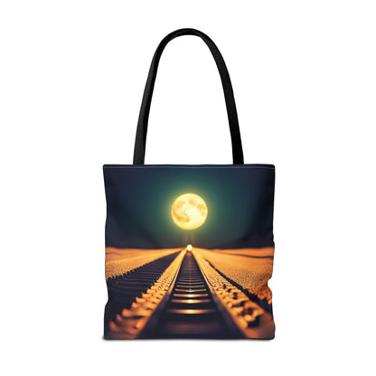 Cosmic Tote Bag - Ark Midnight Lunar Track