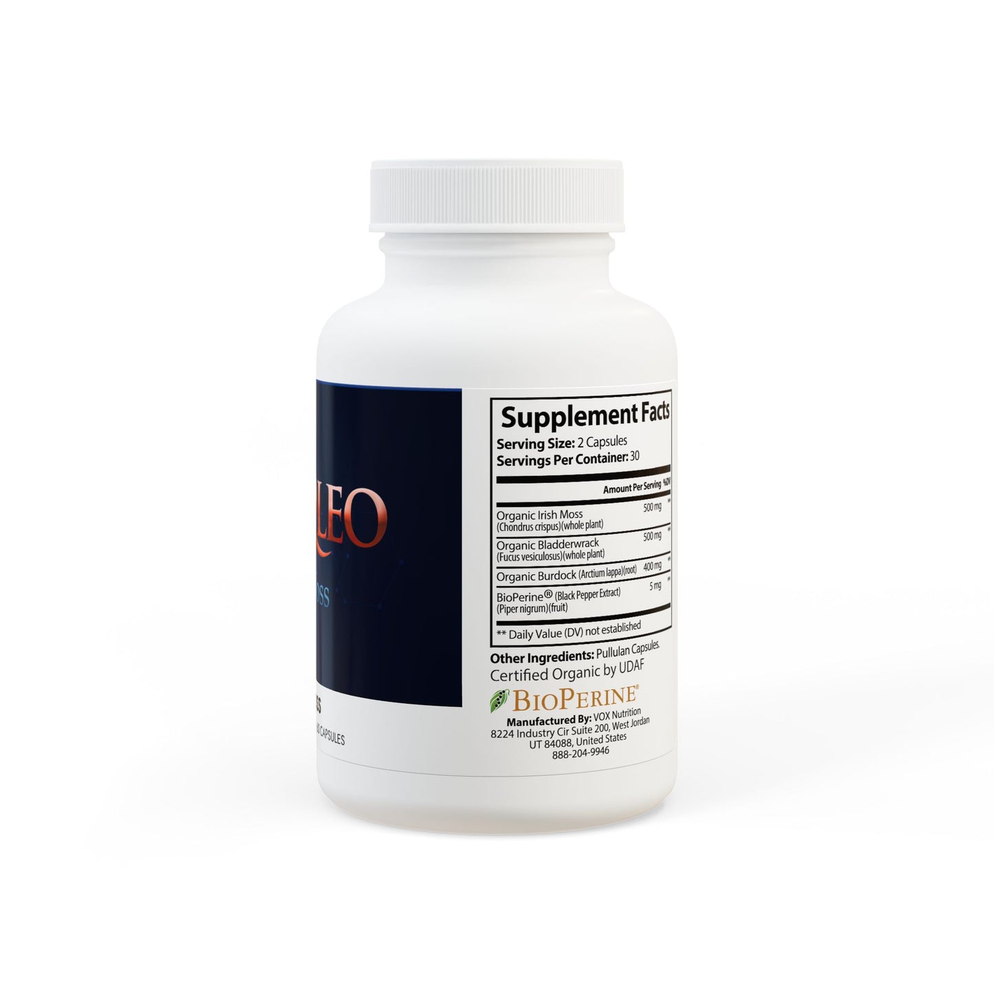 NuQleo Sea Moss Supplement (60 Capsules)