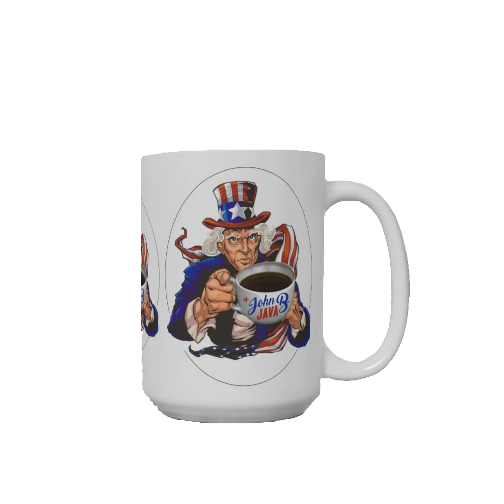 John B Java Coffee Mug 15oz