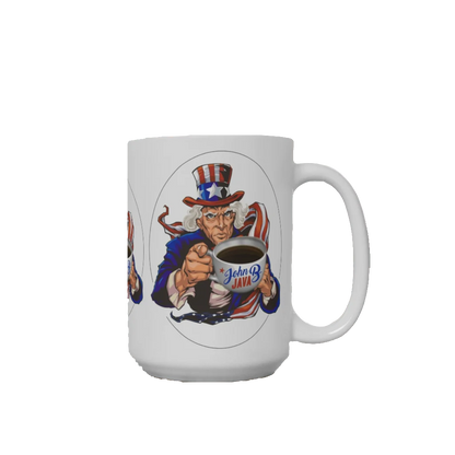 John B Java Coffee Mug 15oz