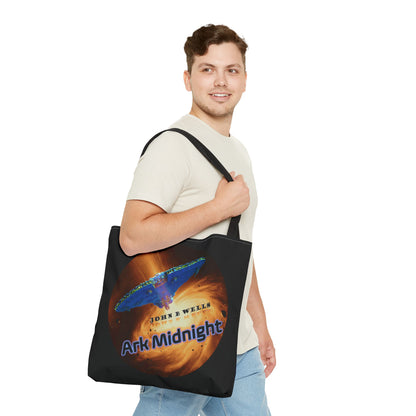 Cosmic Tote Bag - Ark Midnight Lunar Track