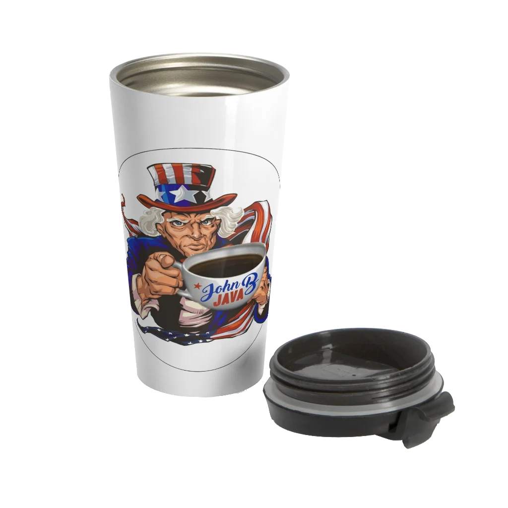 John B Java Stainless Steel Travel Mug