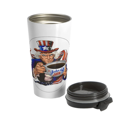 John B Java Stainless Steel Travel Mug