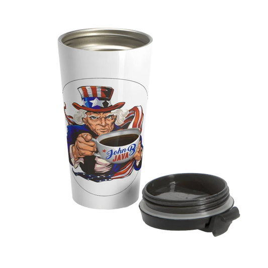 John B Java Stainless Steel Travel Mug