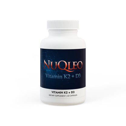 NuQleo Vitamin K2 + D3 Supplement (60 Capsules)