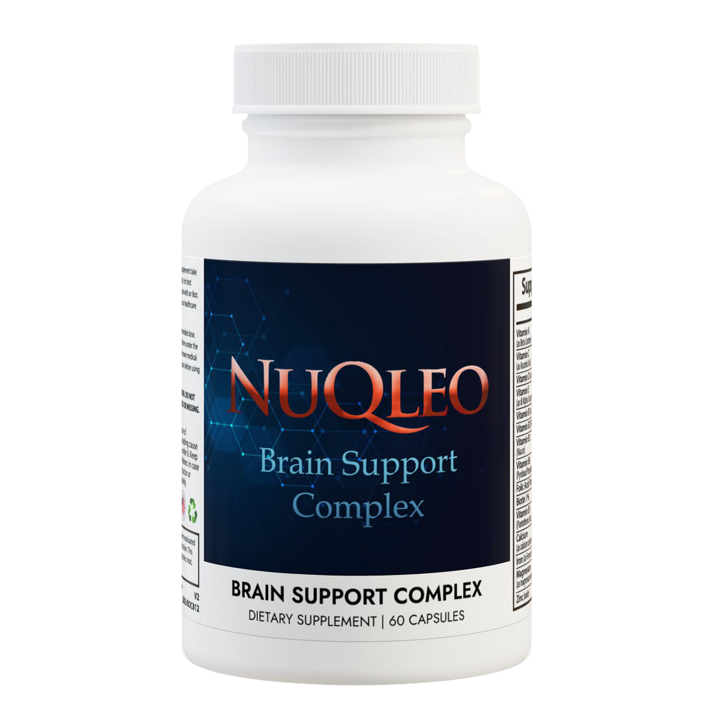 NuQleo Brain Support Complex Supplement (60 Capsules)