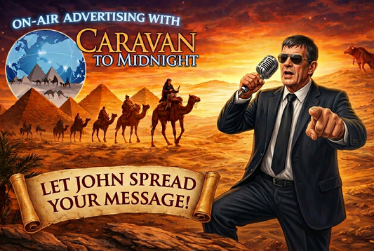 On-Air Custom Ad Production and Voiceover by John B. Wells