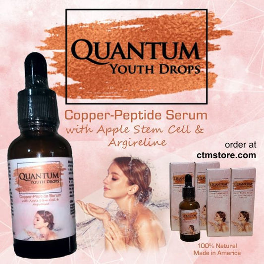 Copper Peptide Serum - Quantum Youth Drops - with love, by Brendi Wells