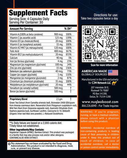 NuQleo Boost - Capsule (30 Servings)