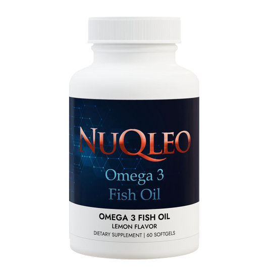 NuQleo Omega 3 Fish Oil Supplement (60 Softgels)