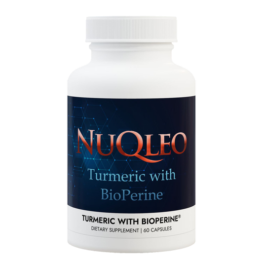 NuQleo Turmeric with BioPerine® (Black Pepper Fruit Extract) Supplement (60 Capsules)