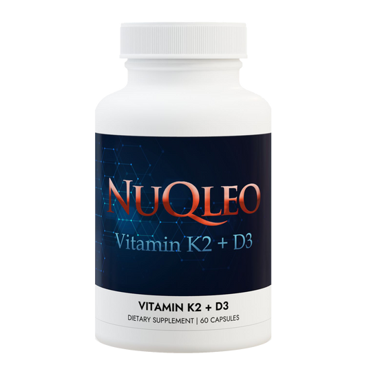 NuQleo Vitamin K2 + D3 Supplement (60 Capsules)