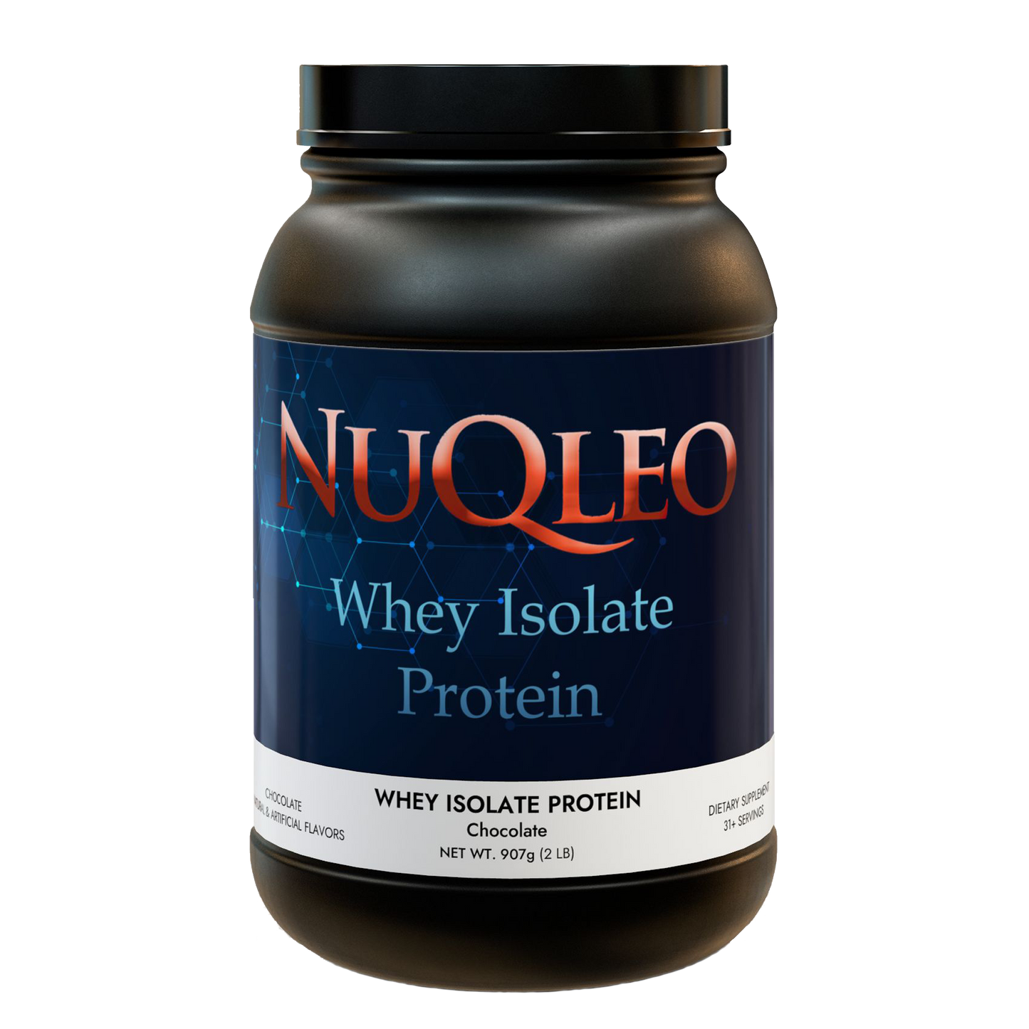 NuQleo Whey Isolate Protein Supplement (907g, 2lb)