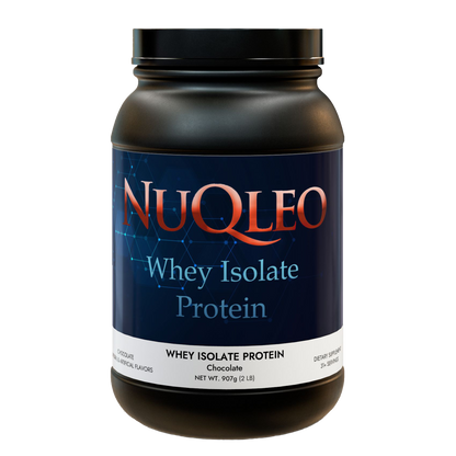 NuQleo Whey Isolate Protein Supplement (907g, 2lb)