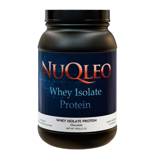 NuQleo Whey Isolate Protein Supplement (907g, 2lb)