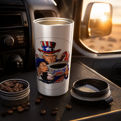 John B Java Stainless Steel Travel Mug
