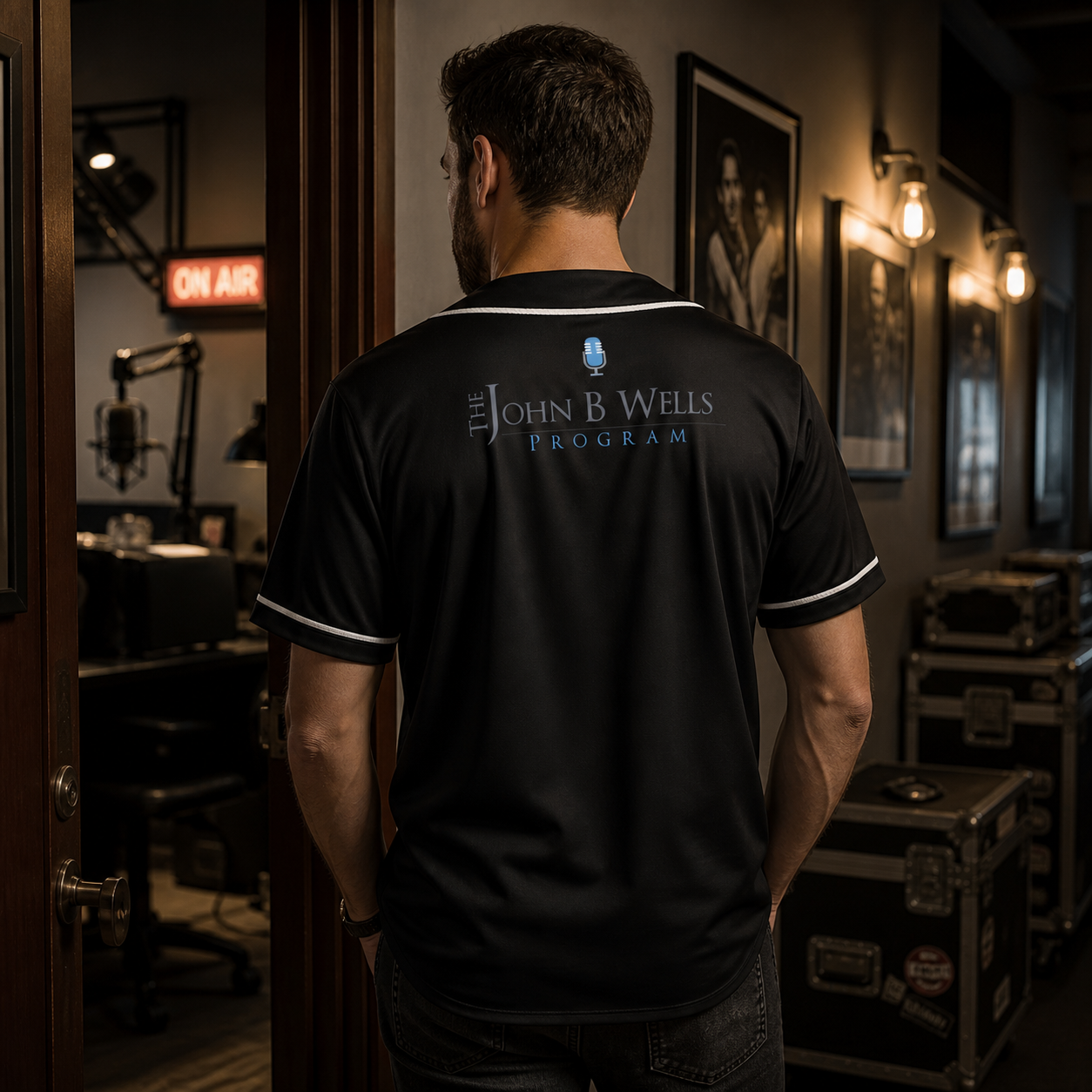 John B Wells Baseball Jersey (AOP)