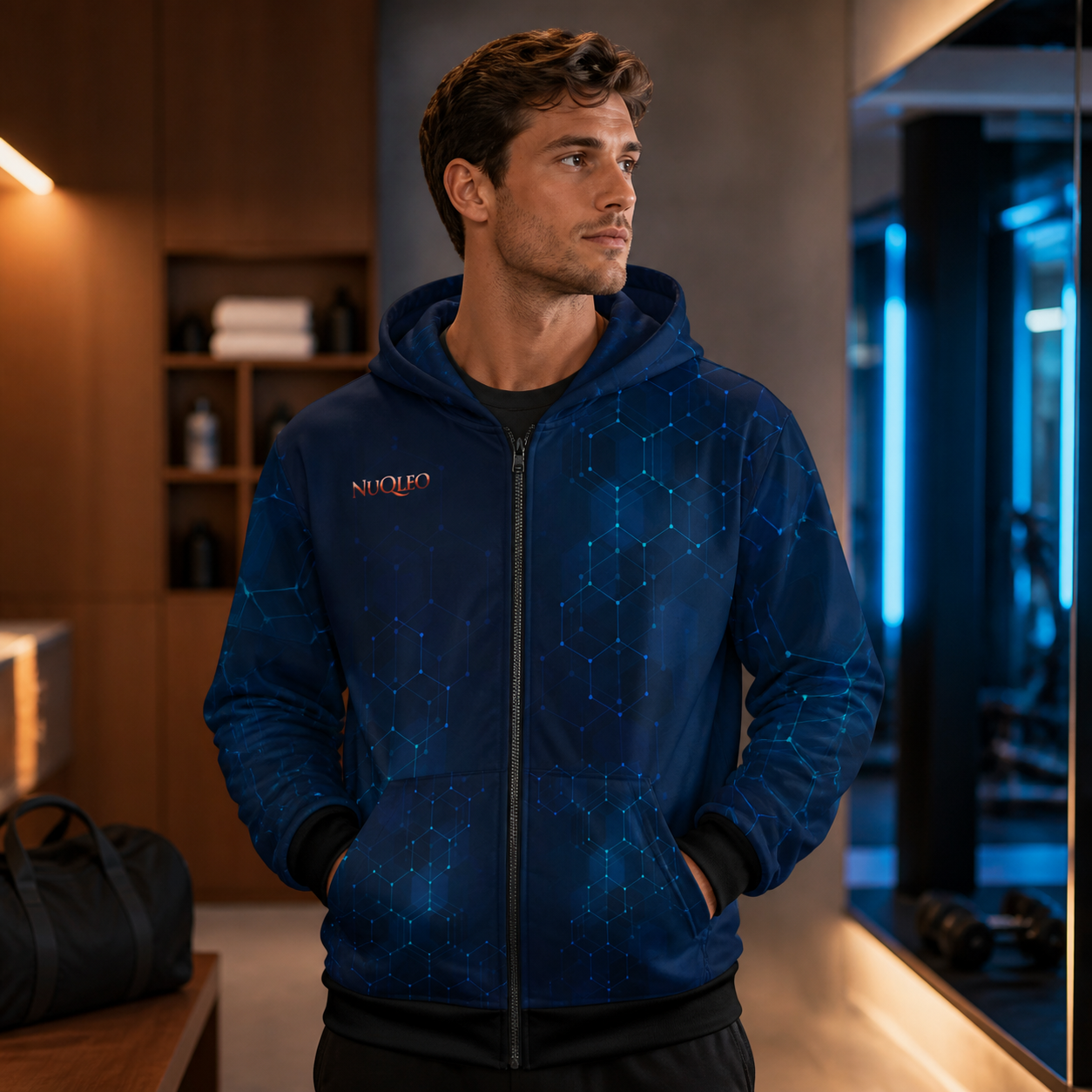 NuQleo Unisex Zip Hoodie