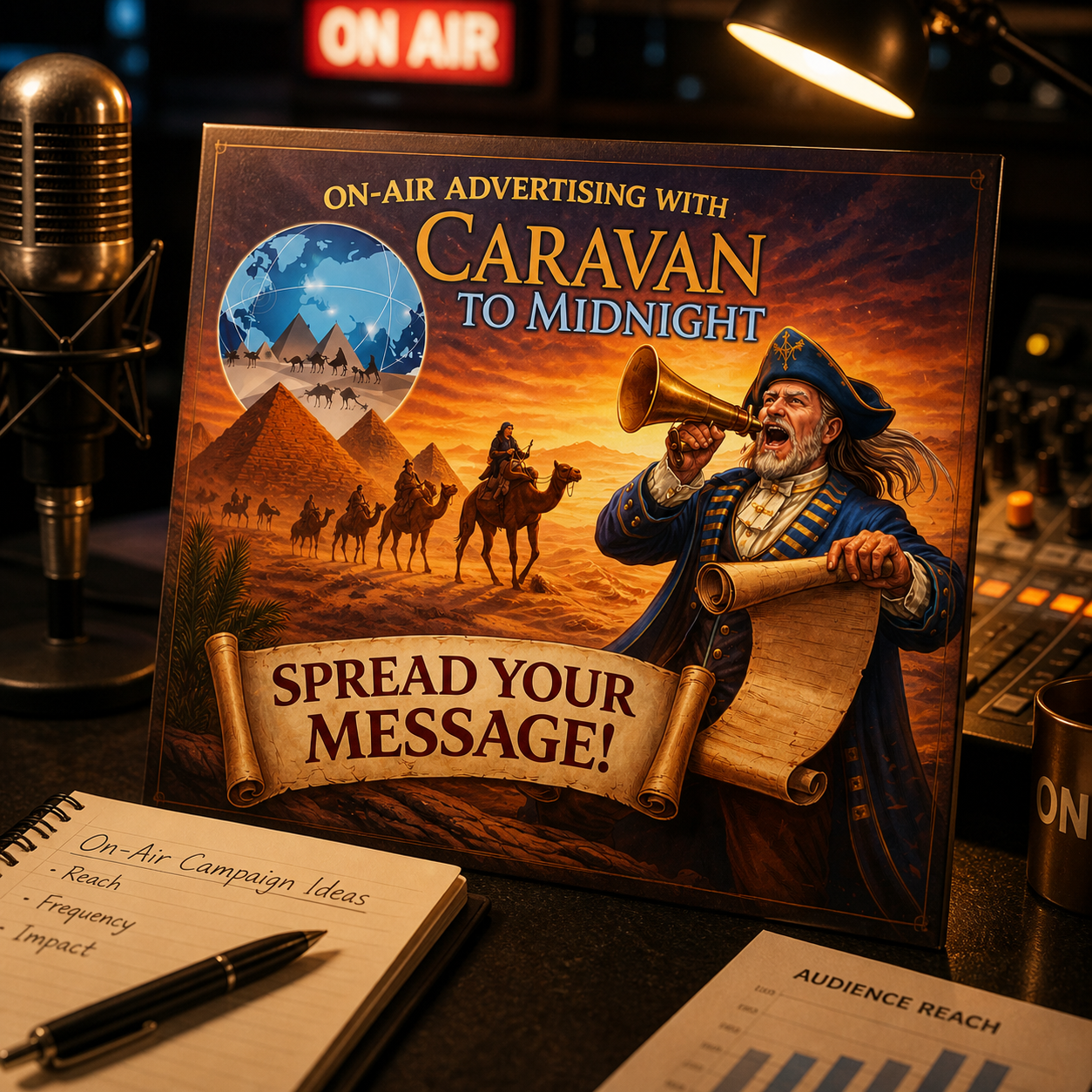 On-Air Advertising with Caravan to Midnight