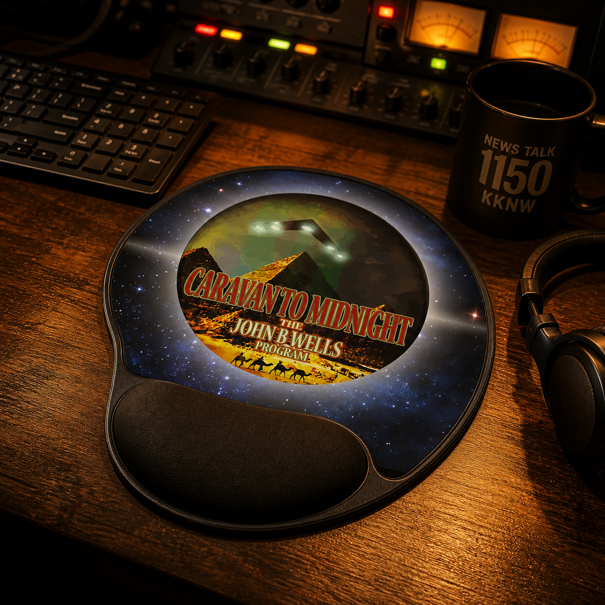 Vintage CTM Mouse Pad With Wrist Rest